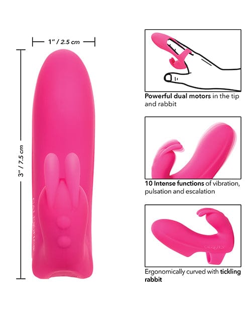 CalExotics Mini Marvels Silicone Marvelous Pleaser - Pink Vibrators