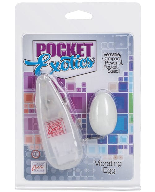 CalExotics Pocket Exotics Egg - Ivory Vibrators