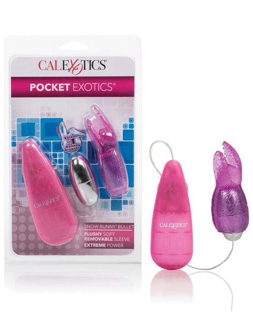 CalExotics Pocket Exotics Snow Bunny Bullet Pink Vibrators
