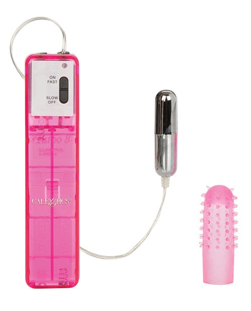 CalExotics Pocket Exotics Turbo 8 Accelerator Single Bullet - Pink Vibrators