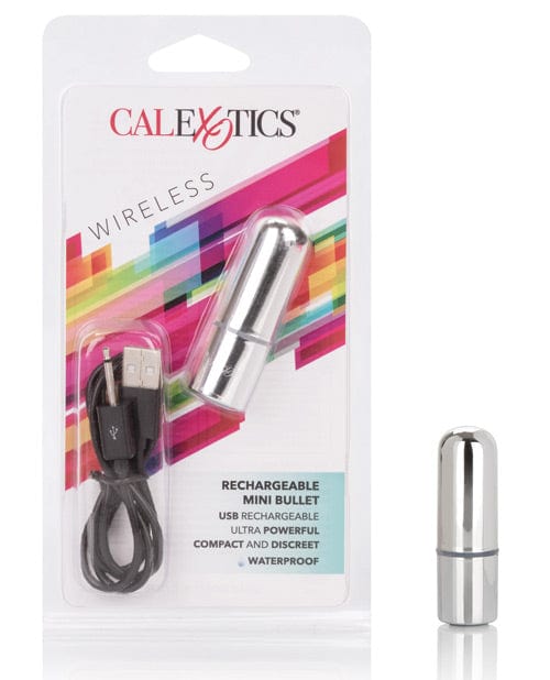 CalExotics Rechargeable Mini Bullet - Silver Vibrators