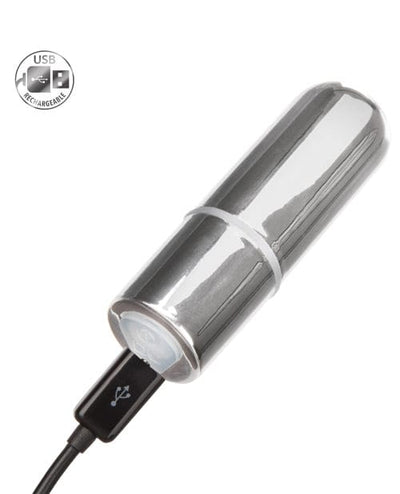 CalExotics Rechargeable Mini Bullet - Silver Vibrators