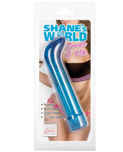 CalExotics Shane's World Sparkle G Vibe Blue Vibrators