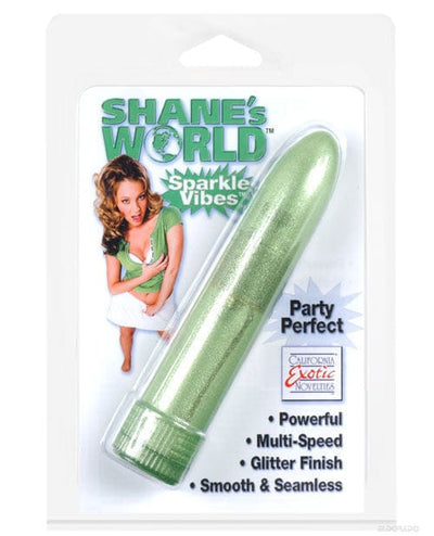 CalExotics Shane's World Sparkle Vibe Green Vibrators