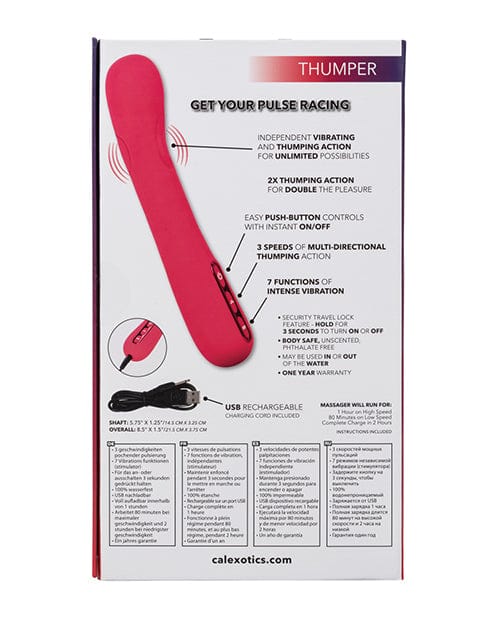 CalExotics Throb Thumper - Pink Vibrators