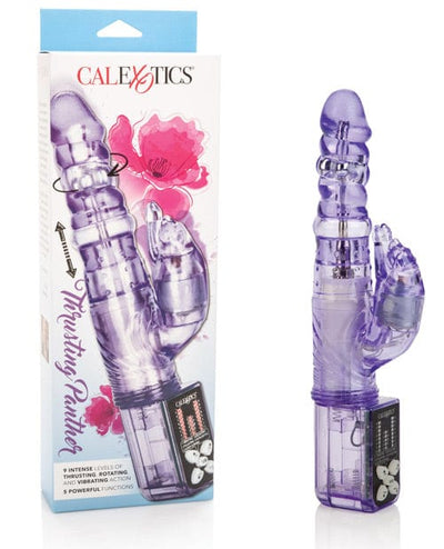 CalExotics Thrusting Panther Stimulator - Purple Vibrators