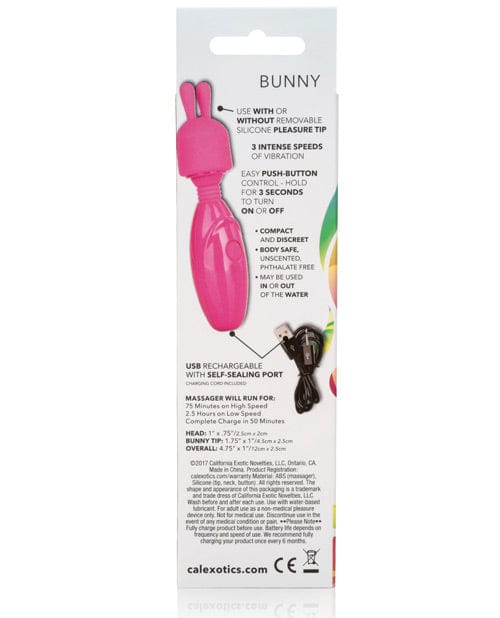 CalExotics Tiny Teasers Bunny - Pink Vibrators