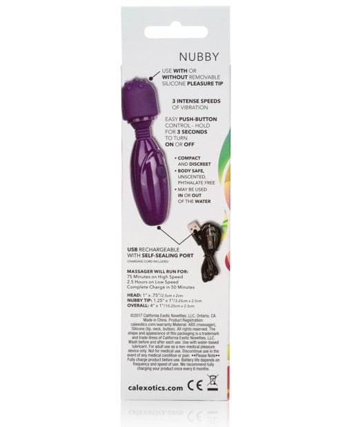 CalExotics Tiny Teasers Nubby - Purple Vibrators