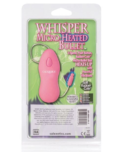 CalExotics Whisper Micro Heated Bullet Vibrators