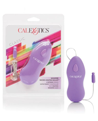 CalExotics Whisper Micro Heated Bullet Purple Vibrators