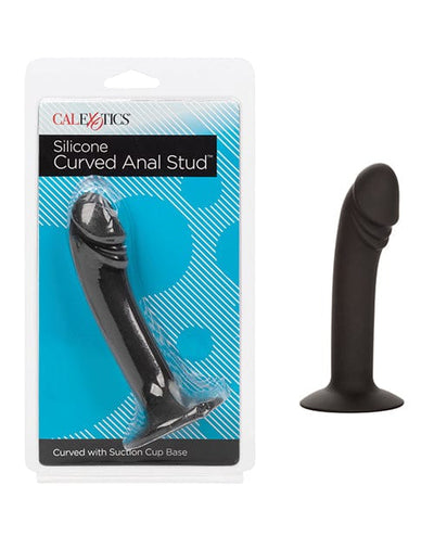 California Exotic Novelties Silicone Curved Anal Stud - Black Anal Toys