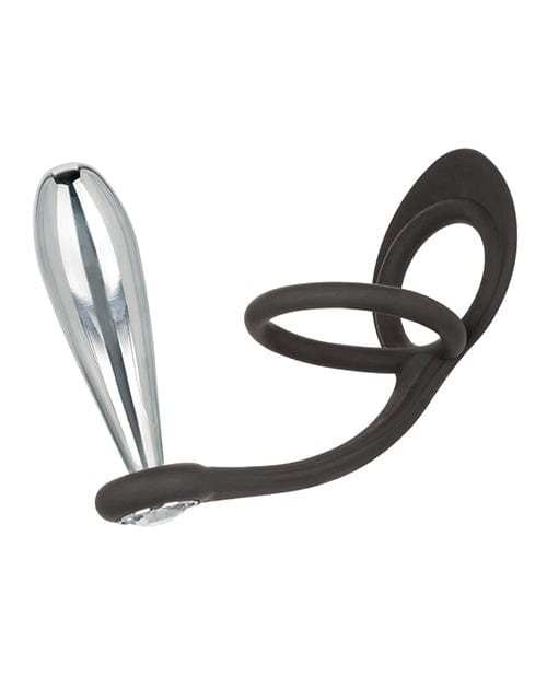 California Exotic Novelties Star Fucker Glider Gem Plug W-silicone Enhancer - Black Anal Toys