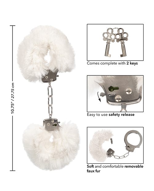 California Exotic Novelties Ultra Fluffy Furry Cuffs Kink &amp; BDSM