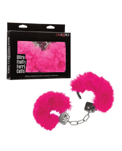 California Exotic Novelties Ultra Fluffy Furry Cuffs Pink Kink & BDSM