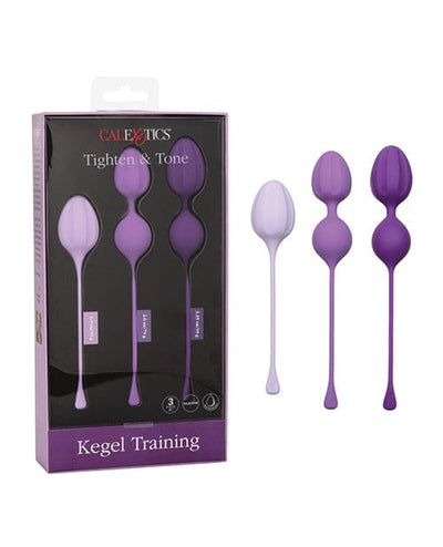 California Exotic Novelties Kegel Training 3 Pc Set - Purple More
