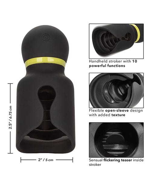 California Exotic Novelties Boundless Flickering Stroker - Black Penis Toys