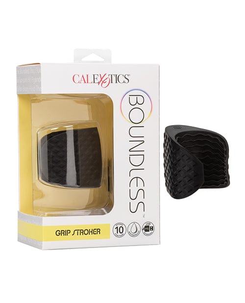 California Exotic Novelties Boundless Grip Stroker - Black Penis Toys