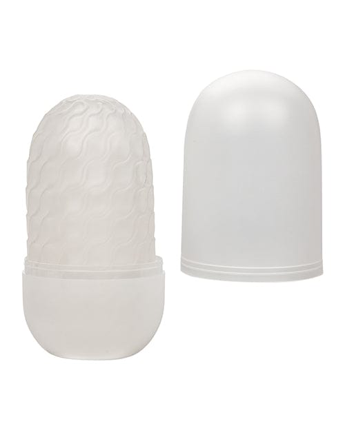 California Exotic Novelties Boundless Reversible Nubby Stroker - White Penis Toys