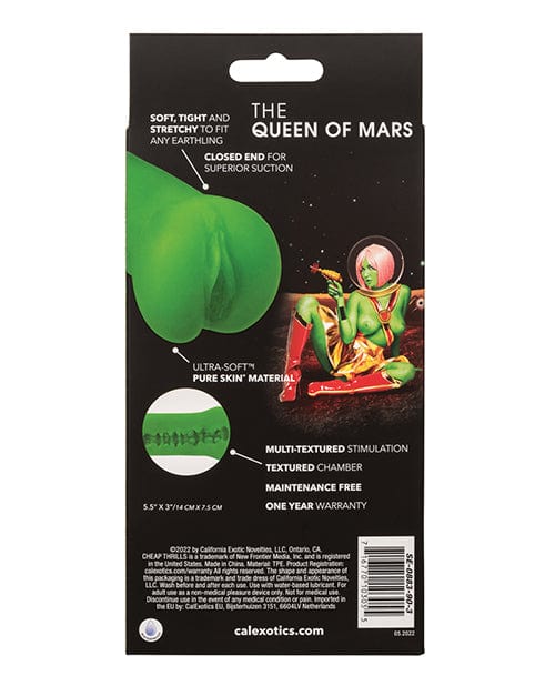 California Exotic Novelties Cheap Thrills The Queen Of Mars Pussy Masturbator - Green Penis Toys