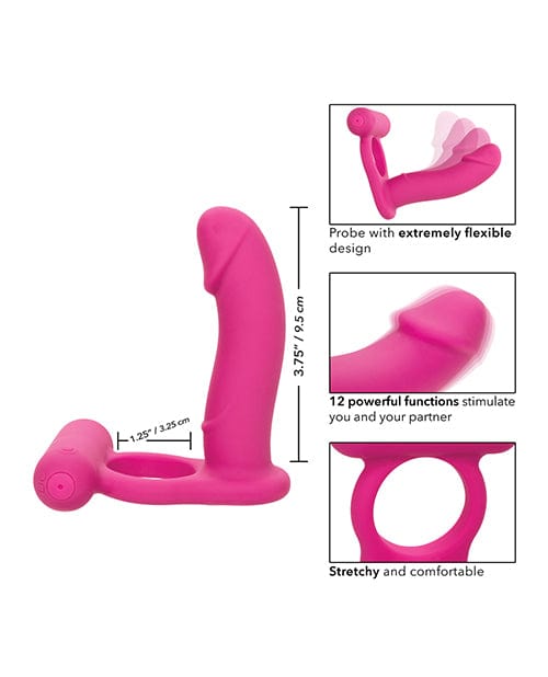California Exotic Novelties Silicone Rechargeable Double Diver - Pink Penis Toys