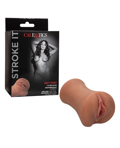 California Exotic Novelties Stroke It Juicy Pussy Brown Penis Toys
