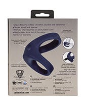 California Exotic Novelties Viceroy Rechargeable Max Dual Ring - Navy Penis Toys