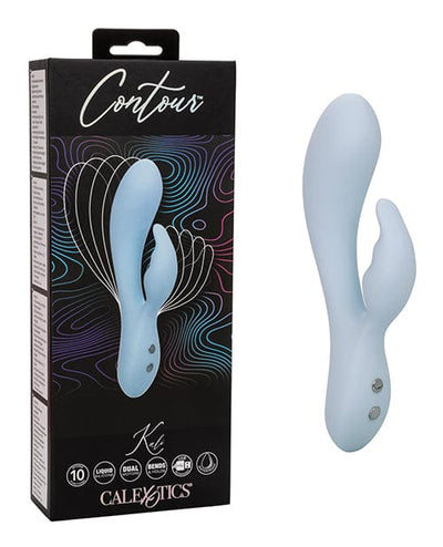 California Exotic Novelties Contour Kali Flexible Dual Massager - Blue Vibrators