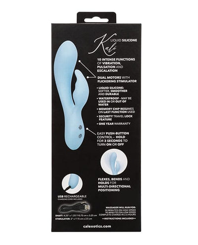 California Exotic Novelties Contour Kali Flexible Dual Massager - Blue Vibrators