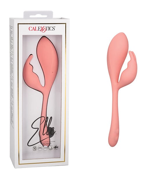 California Exotic Novelties Elle Liquid Silicone Bunny - Pink Vibrators