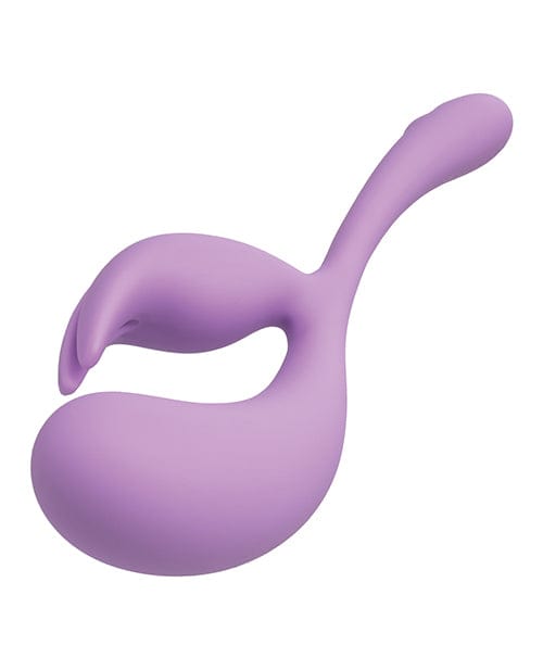 California Exotic Novelties Elle Liquid Silicone Dual Flicker - Purple Vibrators