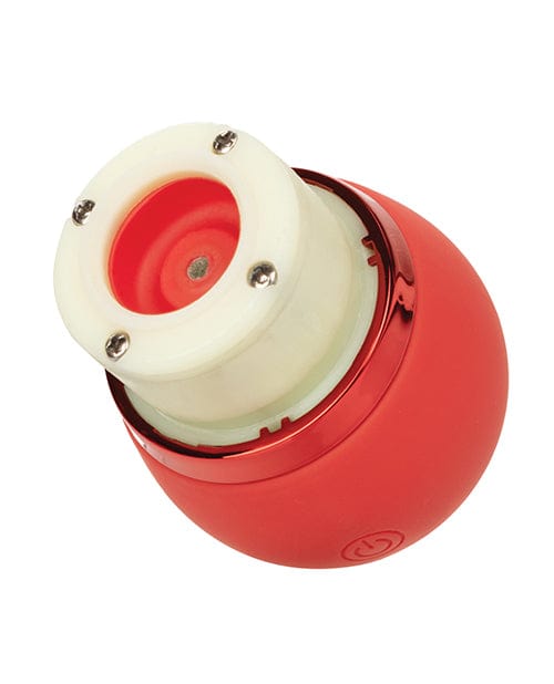 California Exotic Novelties French Kiss Suck &amp; Play Interchangeable Set - Red Vibrators