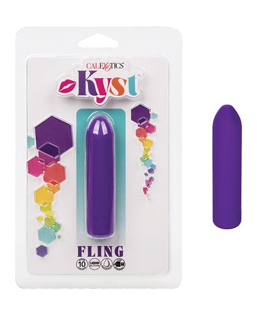 California Exotic Novelties Kyst Fling Petite Massager Purple Vibrators