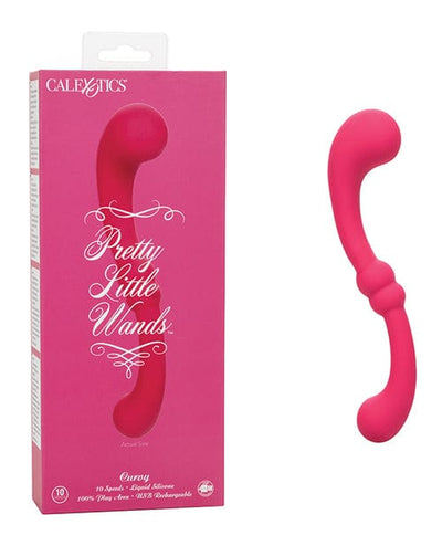 California Exotic Novelties Pretty Little Wands Curvy Massager - Pink Vibrators