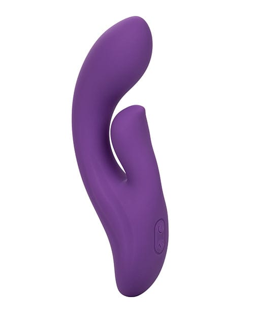 California Exotic Novelties Stella Liquid Silicone Dual Pleaser - Purple Vibrators