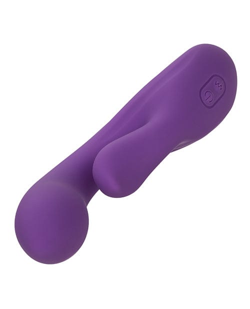 California Exotic Novelties Stella Liquid Silicone Dual Pleaser - Purple Vibrators