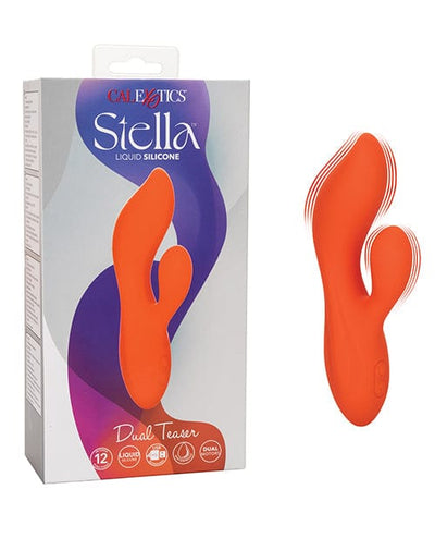 California Exotic Novelties Stella Liquid Silicone Dual Teaser - Red Vibrators