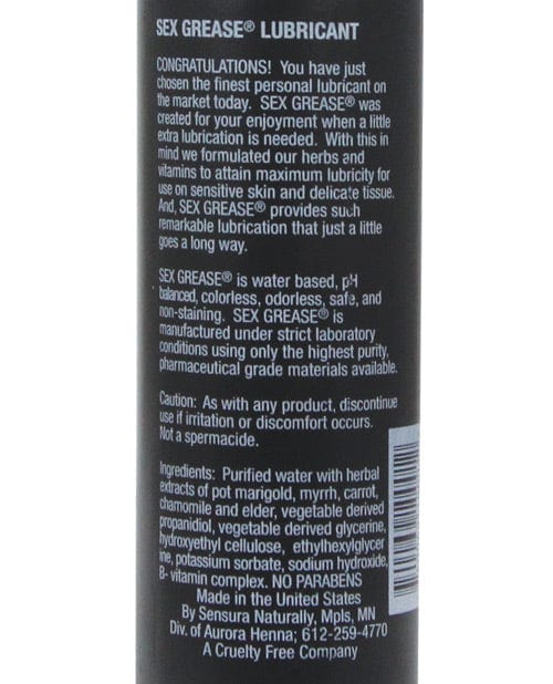 Sex Grease - 8 oz. Bottle
