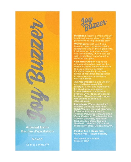 Jelique Joy Buzzer Naked - 1.5 Oz.