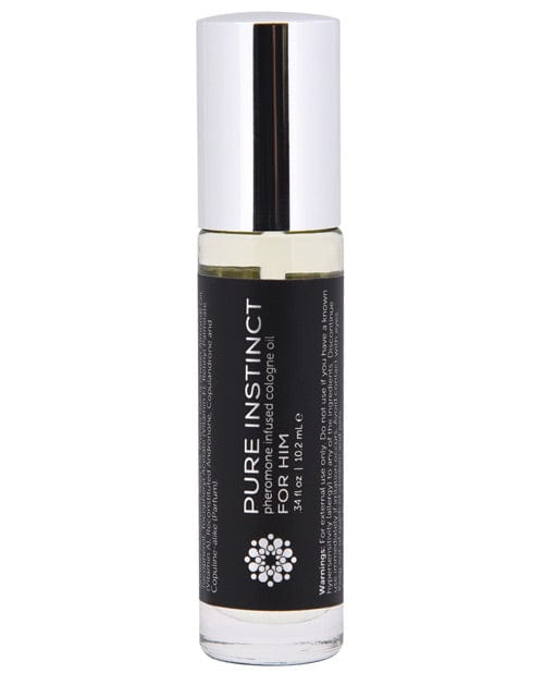 Classic Brands Pure Instinct Pheromone Cologne Oil For Him Roll On - 10.2 mL More