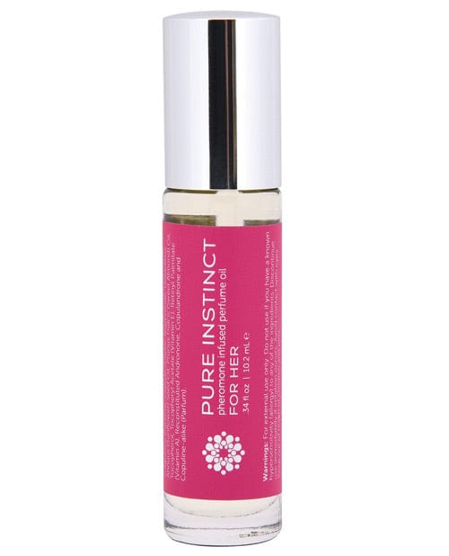 Classic Brands Pure Instinct Pheromone Perfume Oil Roll On For Her - 10.2 mL More