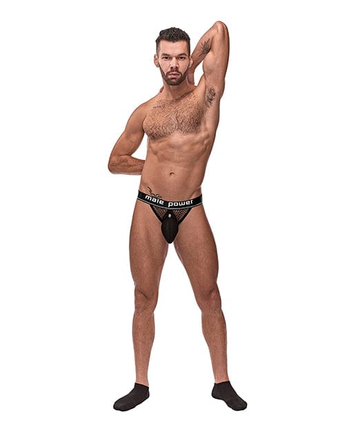 Comme Ci Comme Ca Cock Pit Fishnet Cock Ring Jock L/XL / Black Lingerie &amp; Costumes