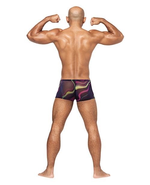 Comme Ci Comme Ca Galactic Sheer Poly Spandex Mini Short Multi Color Lingerie &amp; Costumes