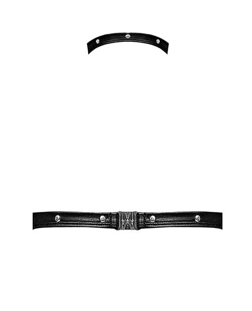 Comme Ci Comme Ca Lust Seducer Strappy Cupless &amp; Crotchless G-string Teddy Black Lingerie &amp; Costumes