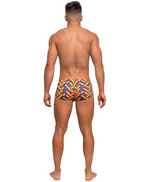 Comme Ci Comme Ca Pride Fest Contoured Pouch Mini Short Rainbow Lingerie &amp; Costumes