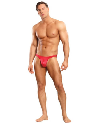 Comme Ci Comme Ca Satin Bong Thong Red / L/xl Lingerie & Costumes