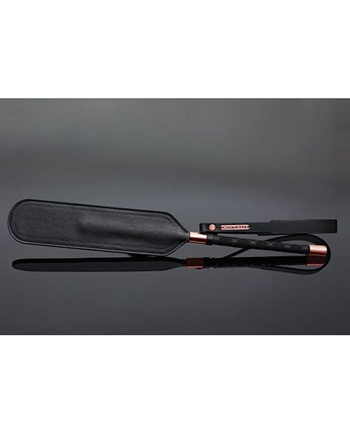 Pleasure Collection Matte Finish Paddle - Black / Rose Gold