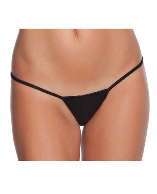Coquette International Low Rise Lycra G-string Black / small Lingerie &amp; Costumes