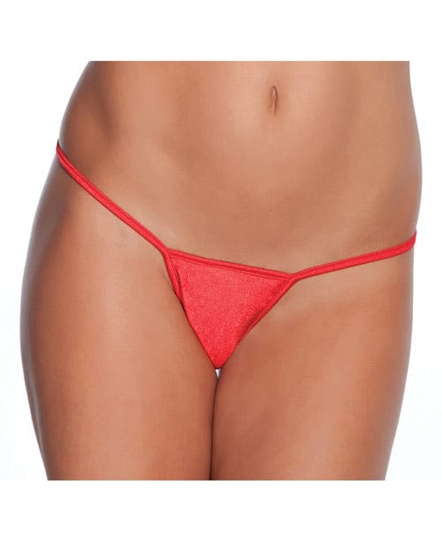 Coquette International Low Rise Lycra G-string Red / small Lingerie &amp; Costumes