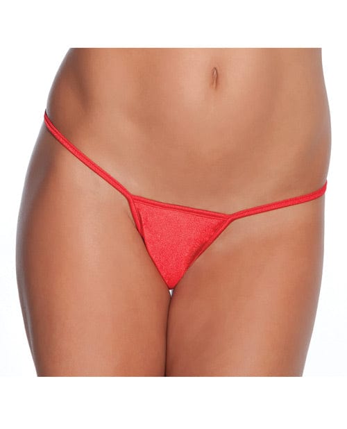 Coquette International Low Rise Lycra G-string Red / small Lingerie & Costumes