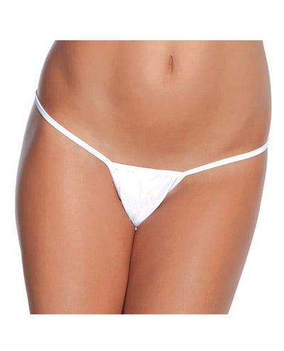 Coquette International Low Rise Lycra G-string White / small Lingerie & Costumes